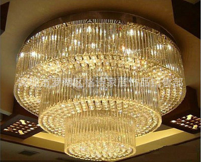 深圳市羅湖區(qū)格詩家居飾品銷售部 承接樣板房與宴會廳水晶燈定制服務